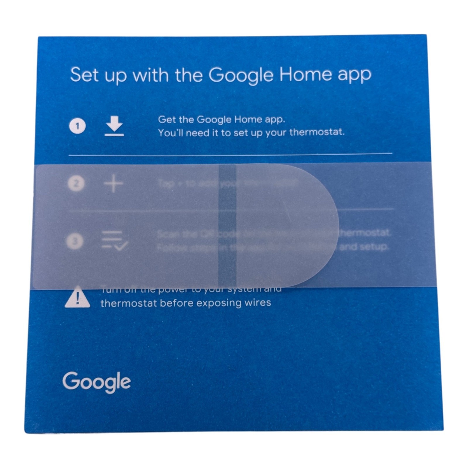 Google Nest Thermostat GA02082-US Smart WiFi Programmable Sand Open Box