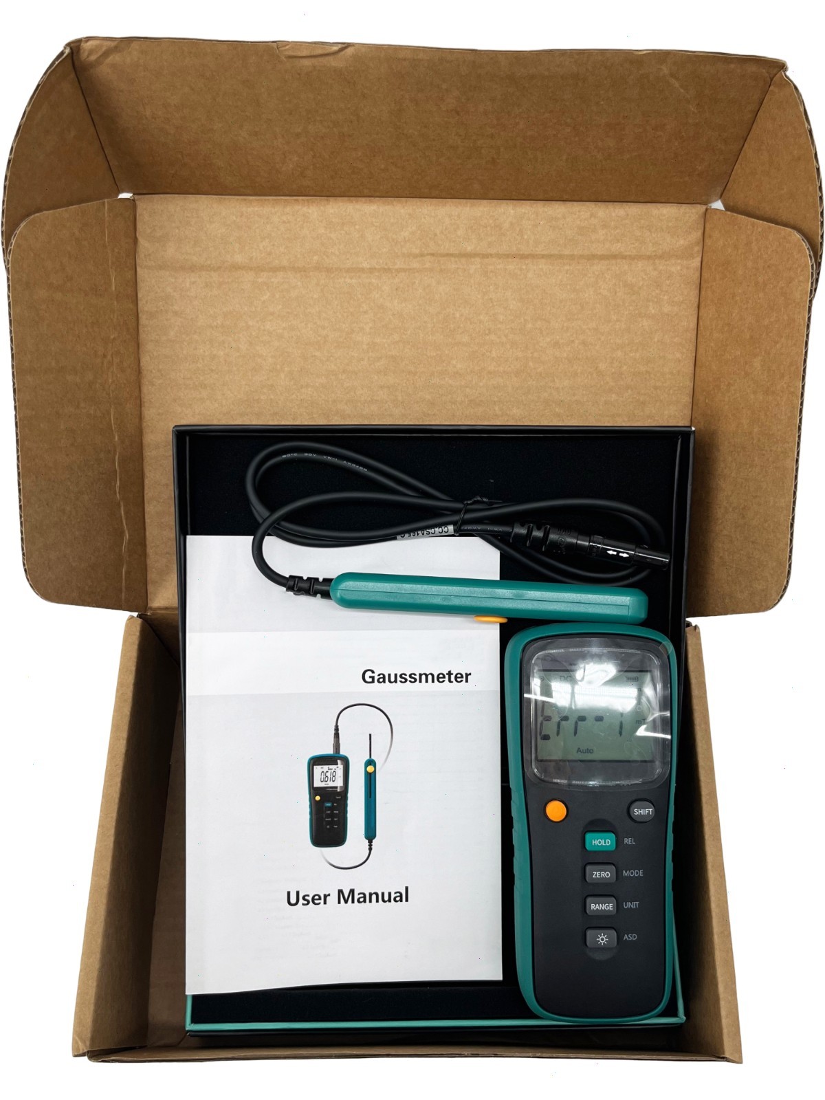 AC DC Magnetic Field Meter Tester with Range 2mT~3000mT Class 1 Modbus Protocol