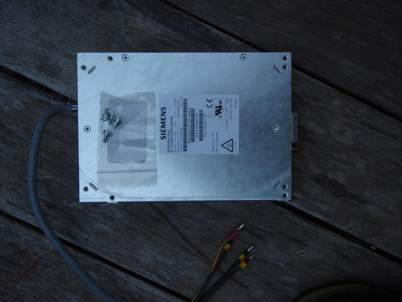 Siemens Micromaster 4 AC Commutation Choke 6SE6400-3CC01-4BD3 - NEW - US Ship