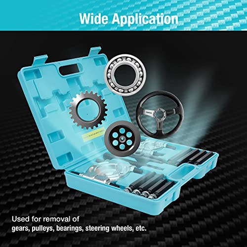 12PCS Bearing Puller Set, 5-ton Capacity Heavy Duty Flywheel Separator Tool,