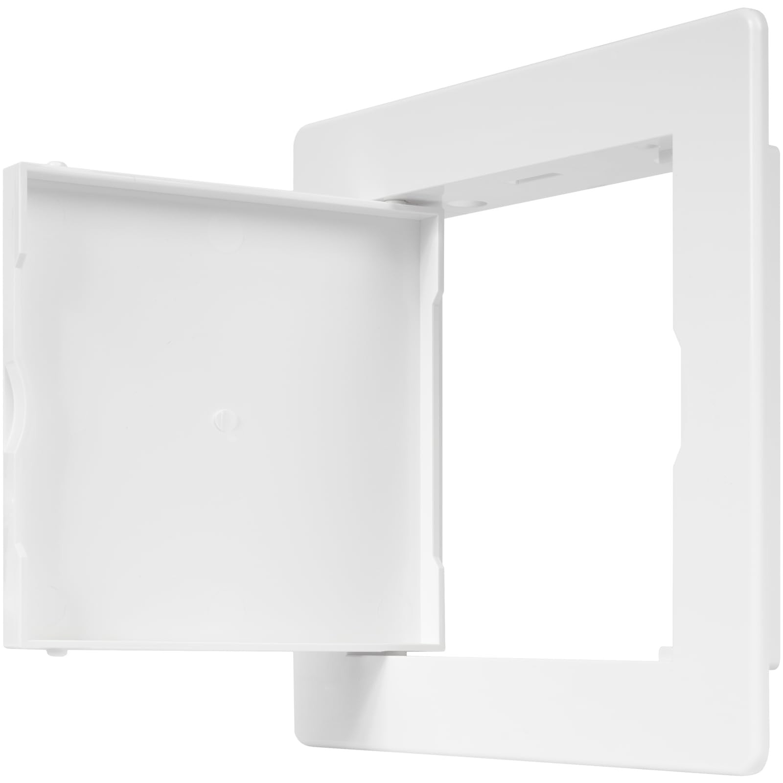 4" x 4" White Plastic Access Panel. Service Shaft Door Panel. Plumbing, Elect...