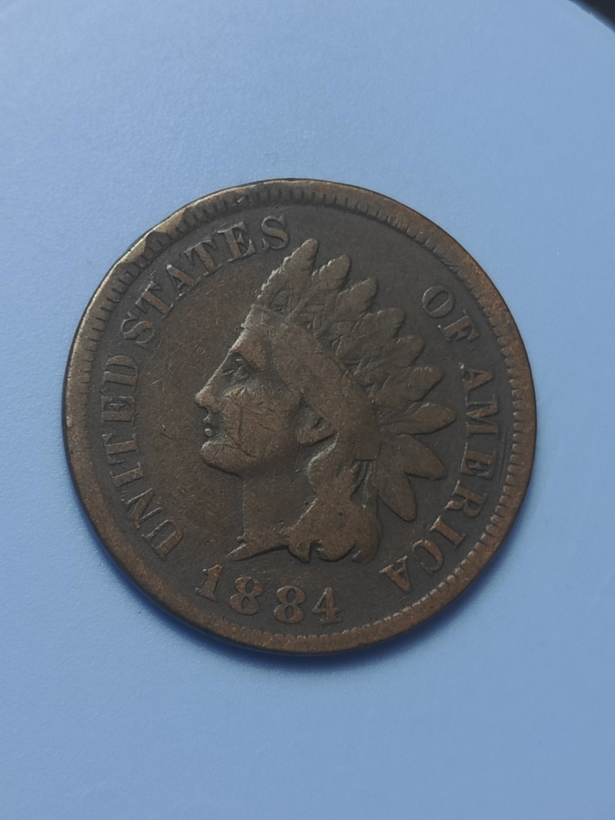1884 Indian Head Cent #1523