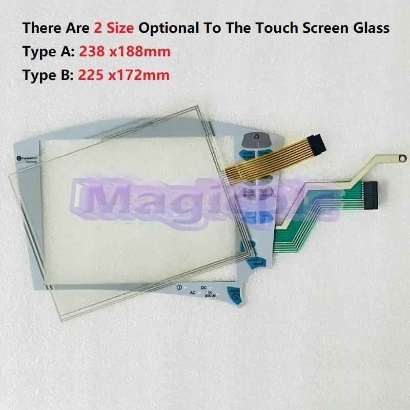 For CareFusion VIASYS VELA AVEA 16532-00 16532-15 Touch ScreenGlass+Membrane~