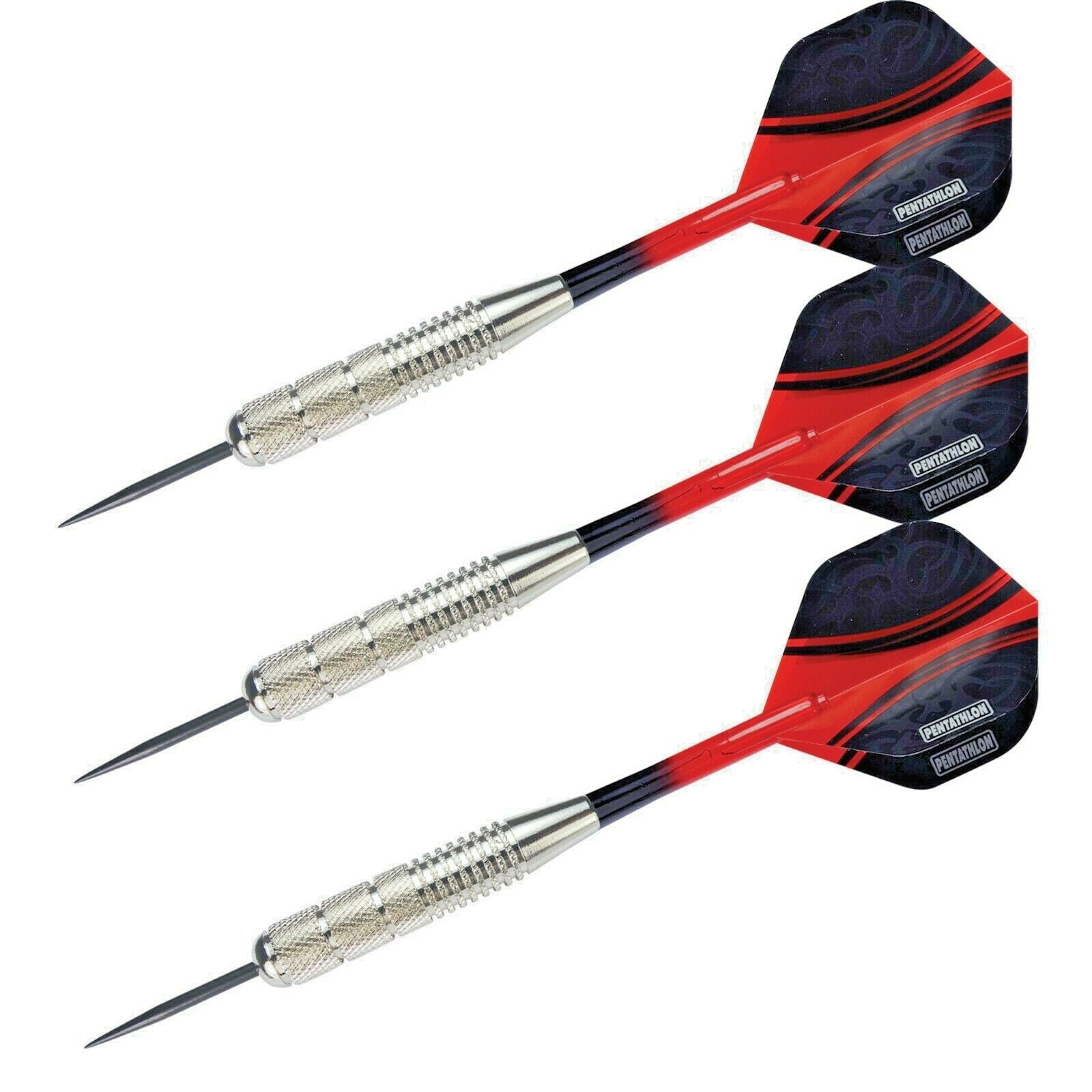 SATELLITE SILVER STEEL TIP DART SET by Dart World, 25 gram