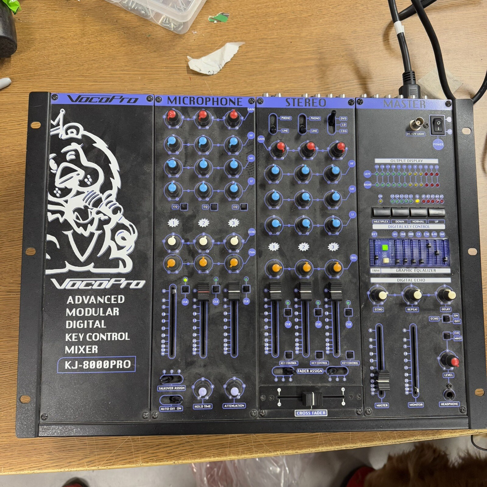 VTG VocoPro KJ-8000Pro Pro DJ and Karaoke Advanced Modular Mixer 8-12 Channel?