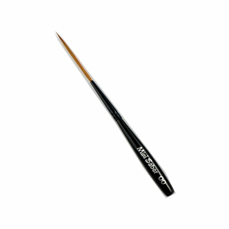 Mack Brush VDMS00 Von Dago Mini Saber # 00 Pinstriping Scrolling Brush Lettering