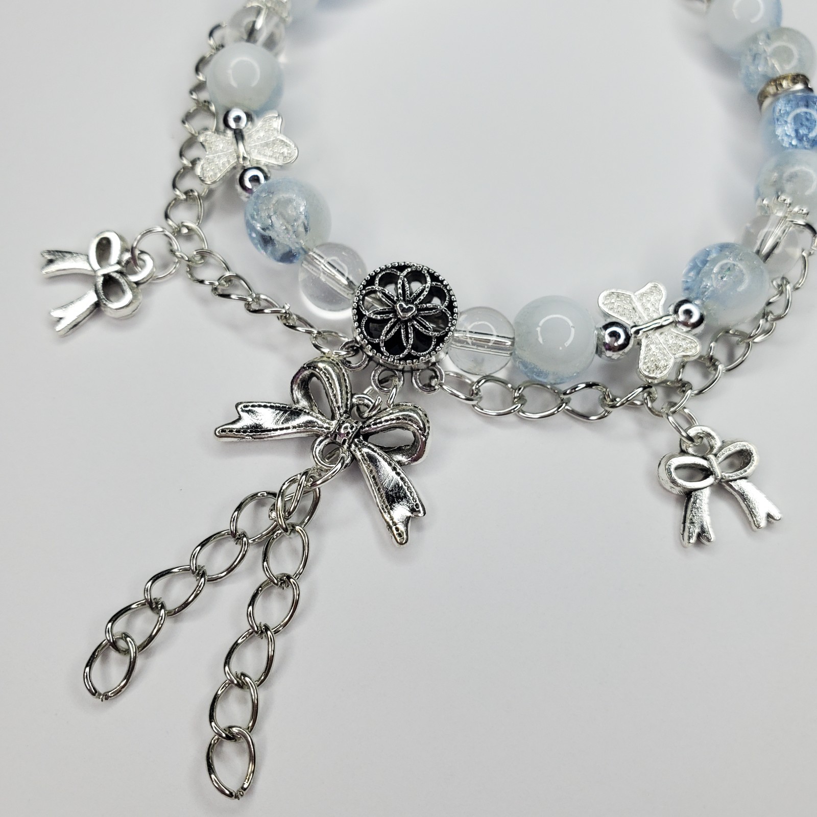 Hand crafted artisan unique gemstone bracelet
