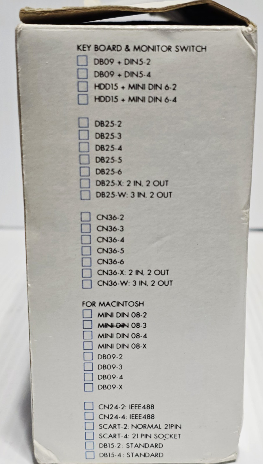 Manual DB-25 A/B Data Switch Box - Parallel Port Selector -Power-Free, Untested