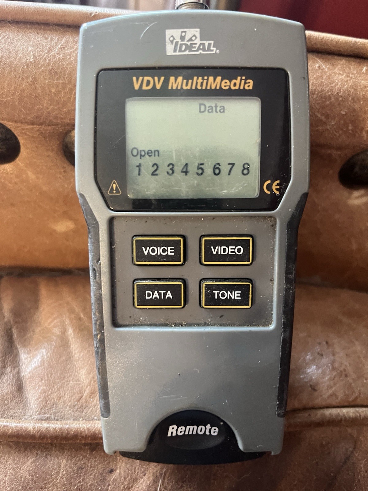 IDEAL VDV MultiMedia Cable Tester w/ Remote RJ45 RJ11 Coax Tested Working