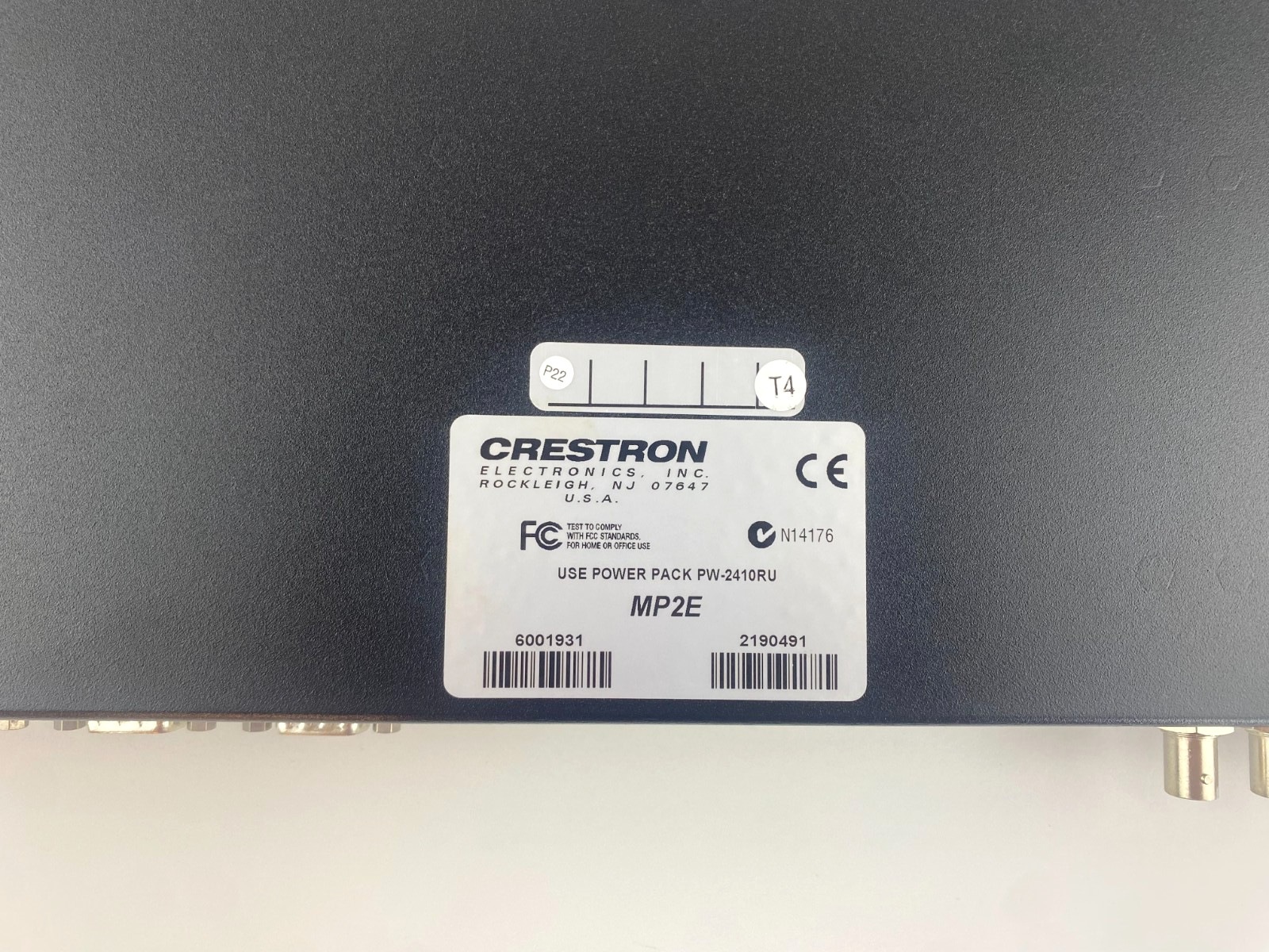 Crestron MP2E Integrated AV Control System with Ethernet, Tested & Working