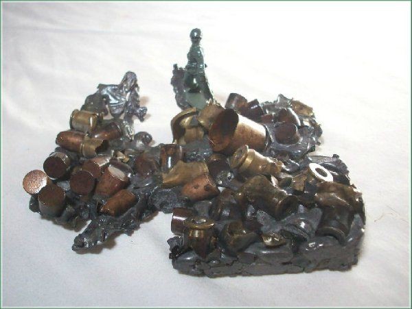 Last Man Standing ..... assemblage art