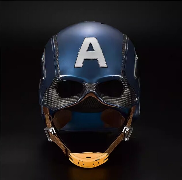 Marvel Captain America Helmet 1/1 Cosplay Wearable Mask Collection Prop US Ship！
