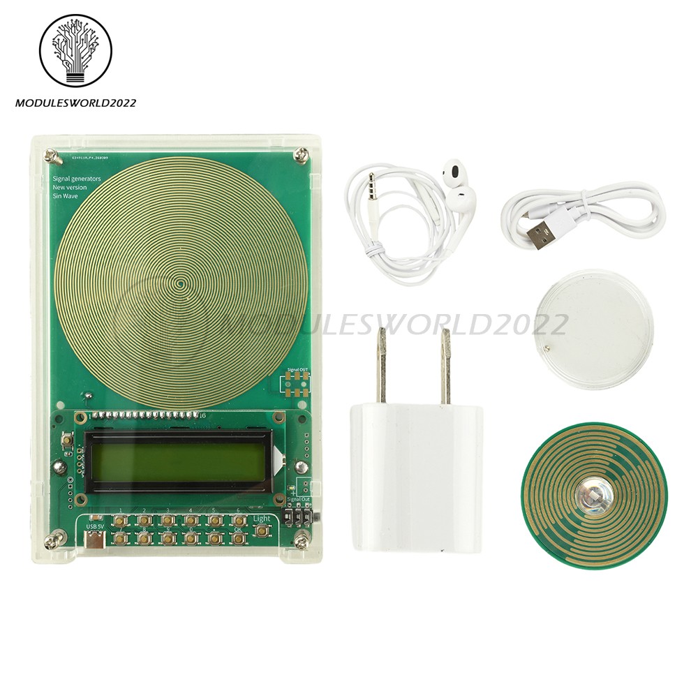 DC5V Schumann Wave Generator 0.1-299999kHz Adjustable Frequency Signal Generator