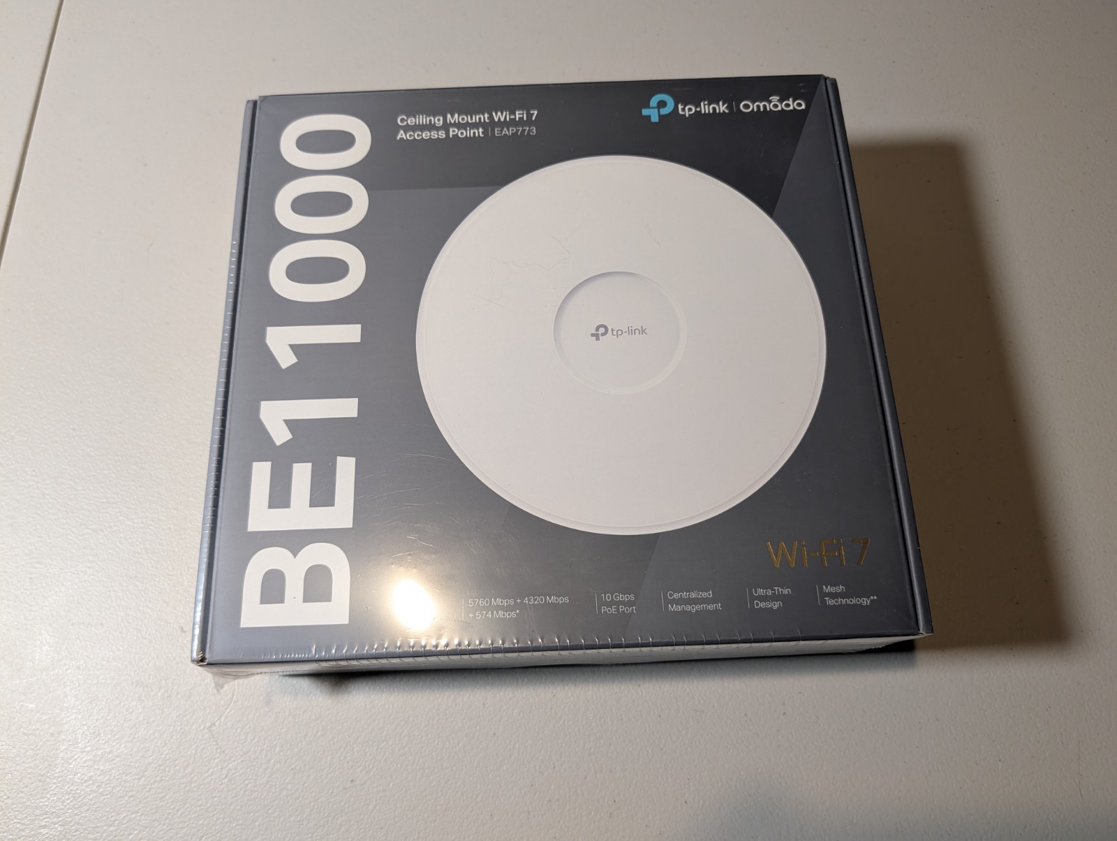 TP-Link Omada EAP773 BE11000 Ceiling Mount Tri-Band Wi-Fi 7 Access Point New