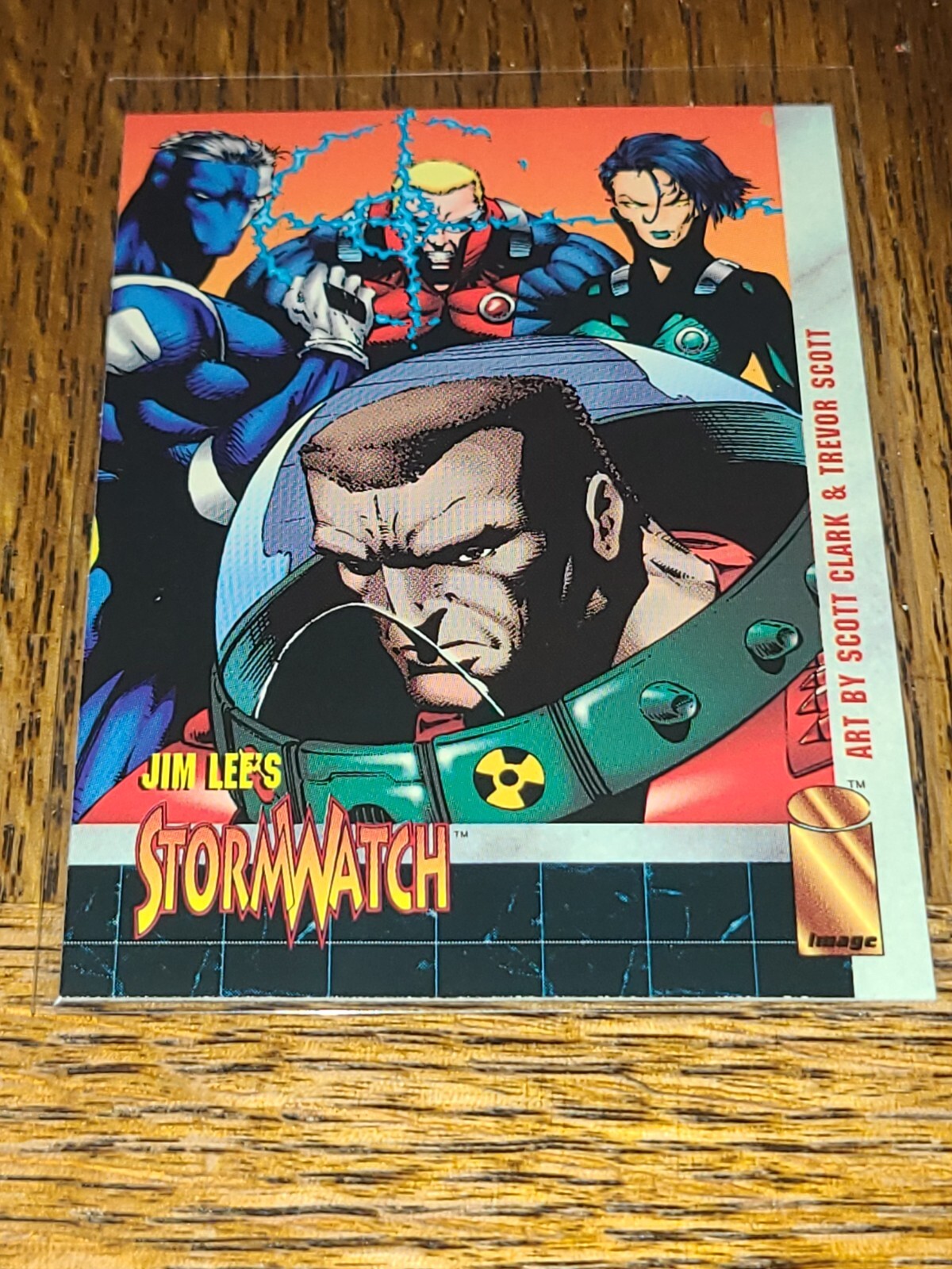 AEGIS COMICS STORMWATCH JIM LEE 1993 PROMO CARD