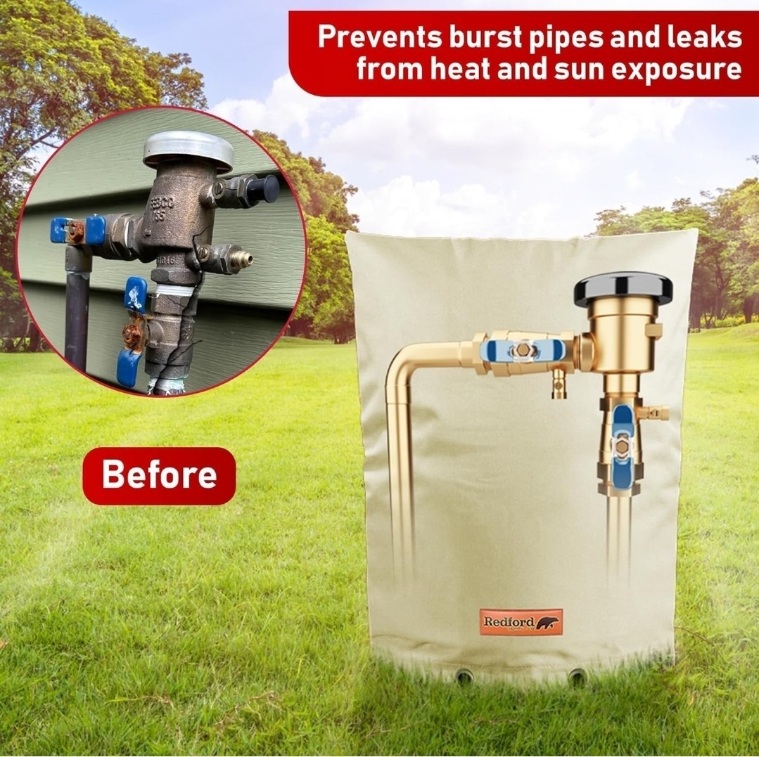 Redford Supply Co. Cold Snap Backflow Pump Cover 600D 16”x20”