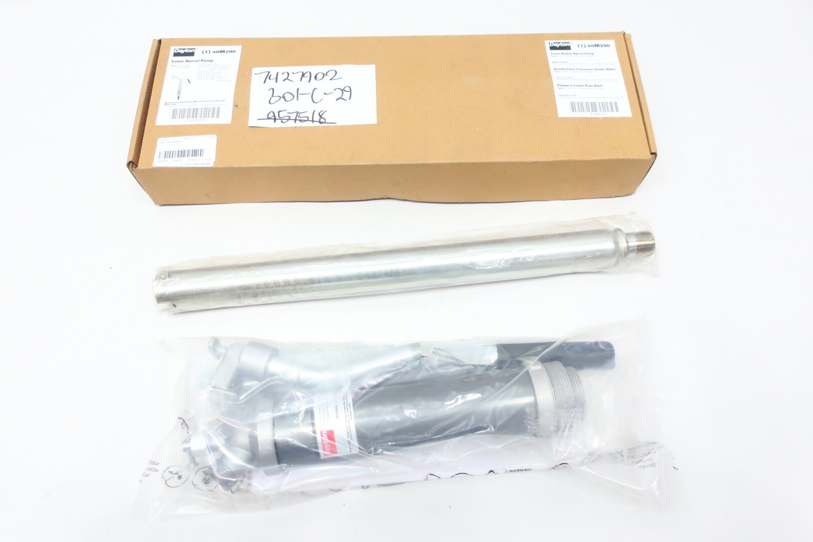 Dayton 40M290 Level Action Barrel Pump
