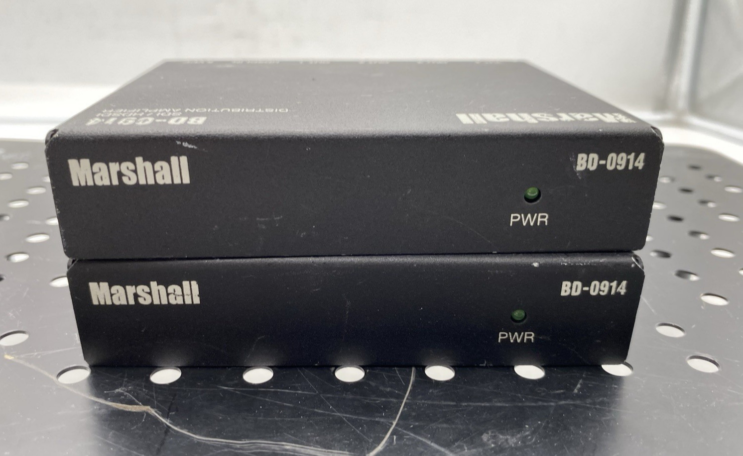 LOT OF 2 MARSHALL BD-0914 SDI/HDSDI DISTRUBUTION AMPLIFIER
