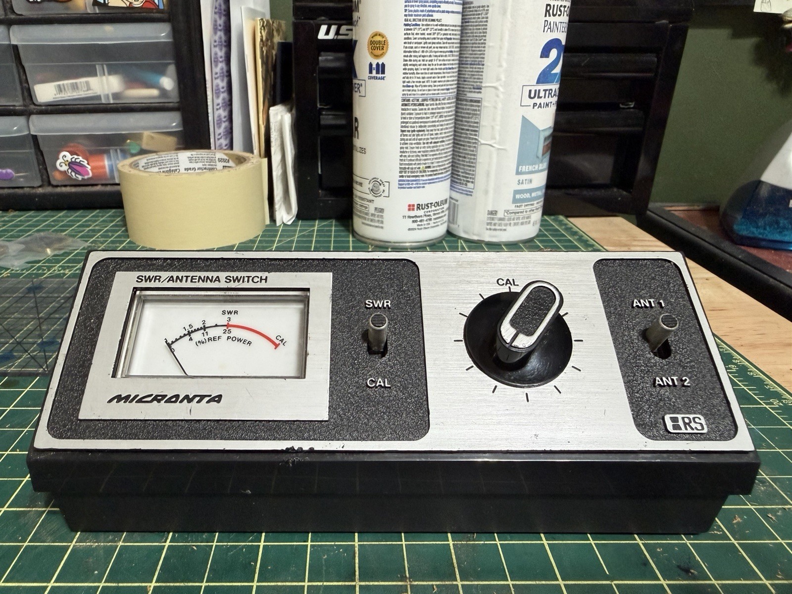 Micronta Radio Shack SWR-Antenna Switch Model 21-512A Works Tested