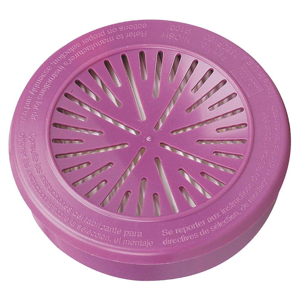 HONEYWELL NORTH 7580P100B Filter,Magenta,Threaded,PK2 3WZK2