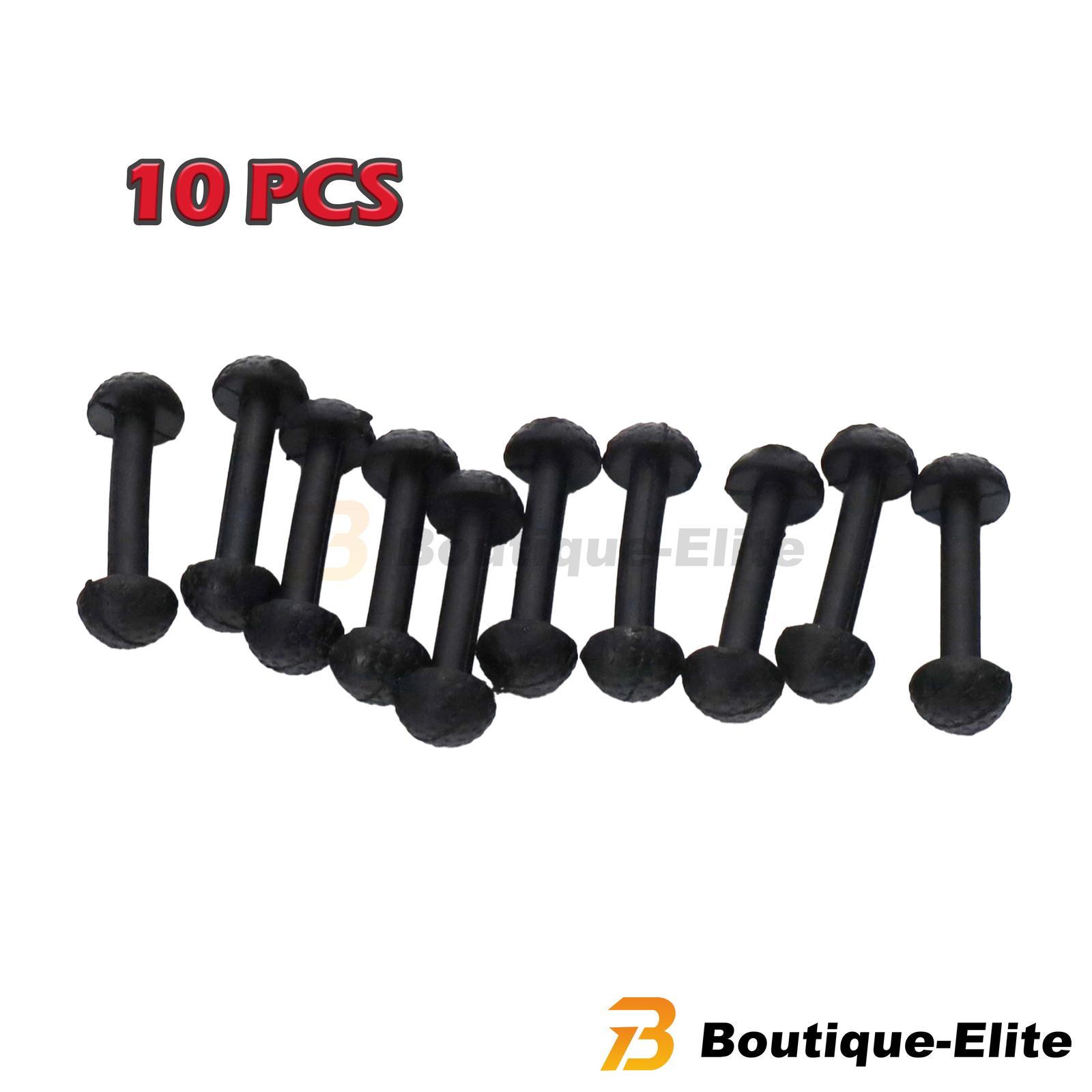 10PCS Black Rubber Fits Motu Leg Band Replacement Connectors For Vintage Figures