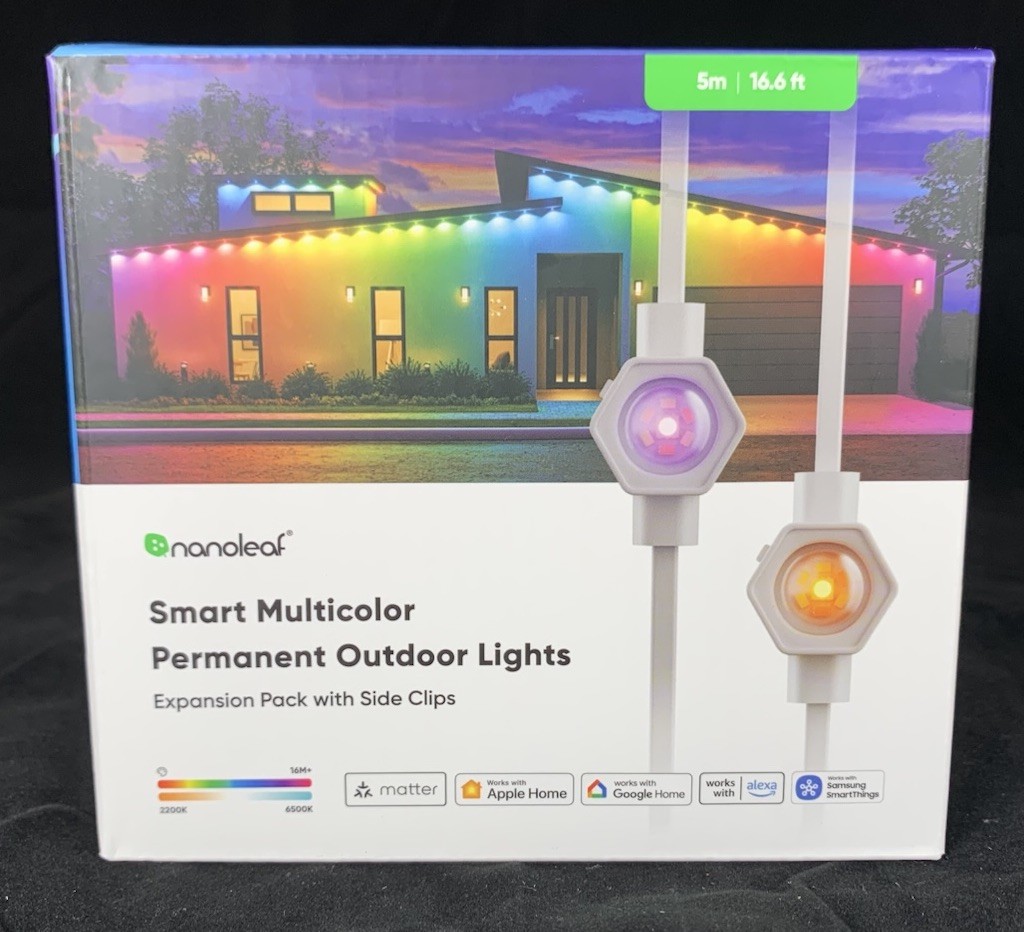 Nanoleaf 16.6 Feet Smart Multi-color Permanent Outdoor Lights Expansion Pack