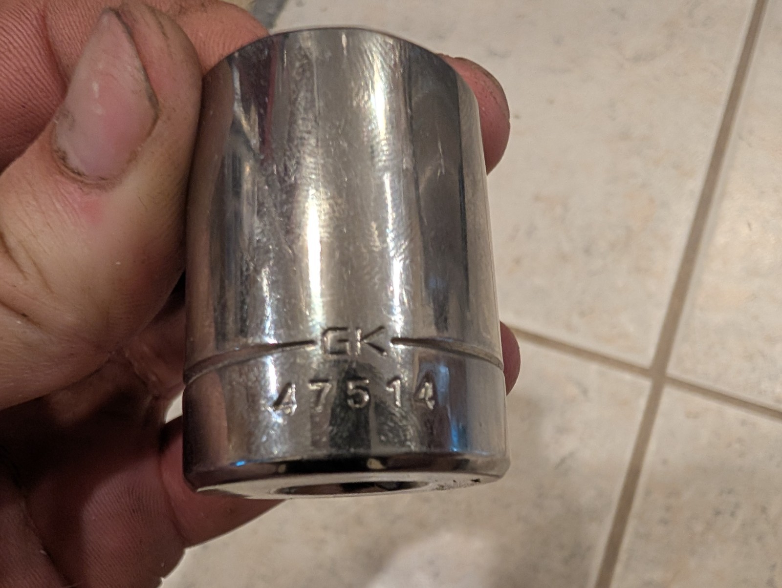 Craftsman 1" Socket 1/2" Drive 12 Point GK 47514 USA