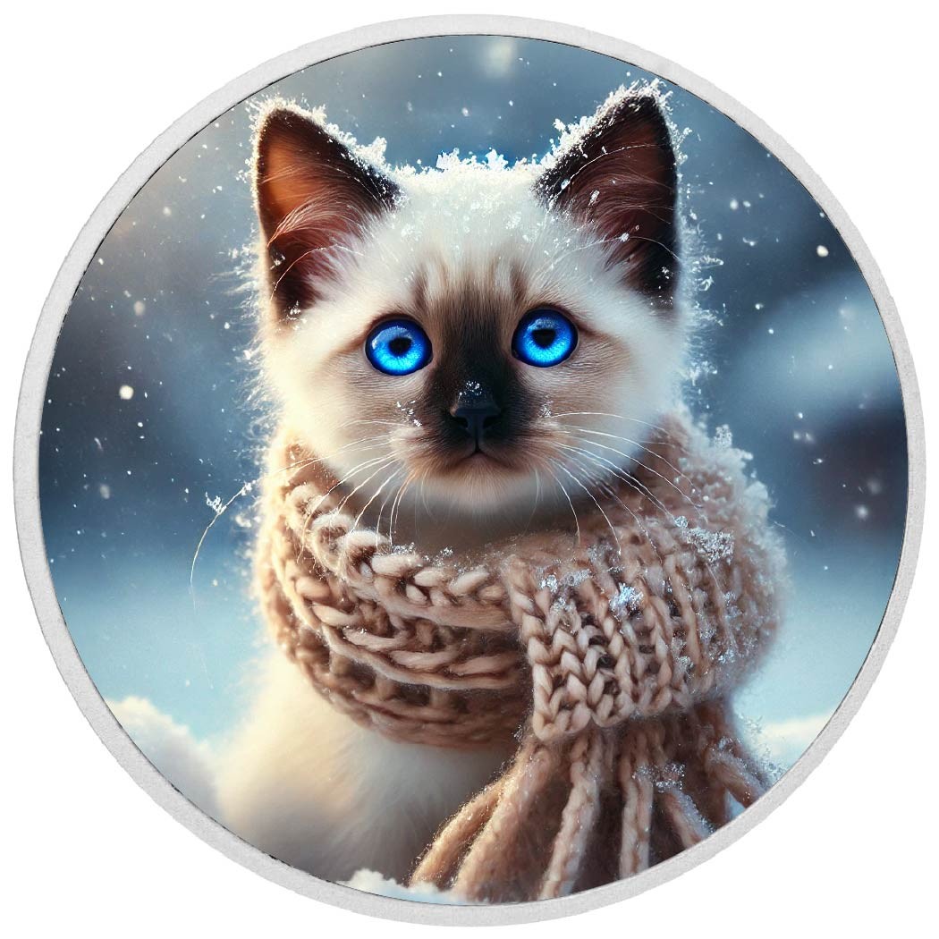 2026 Australia 1oz 9999 Silver BU Winter Whiskers A Frosty Feline Tale Colour
