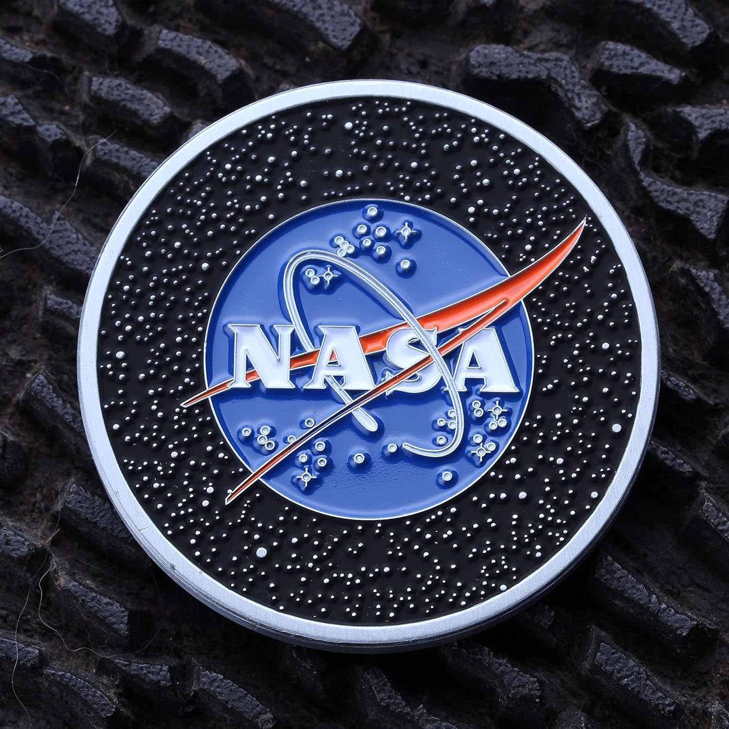 NASA Logo Stars Challenge Coin