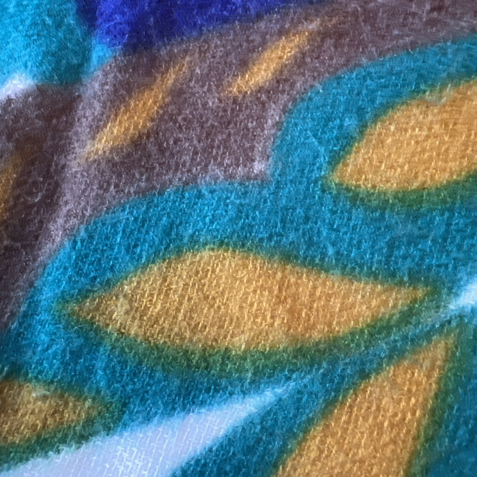 Fraas Large 52" Square Multi-Color Scarf Polyester/see Details