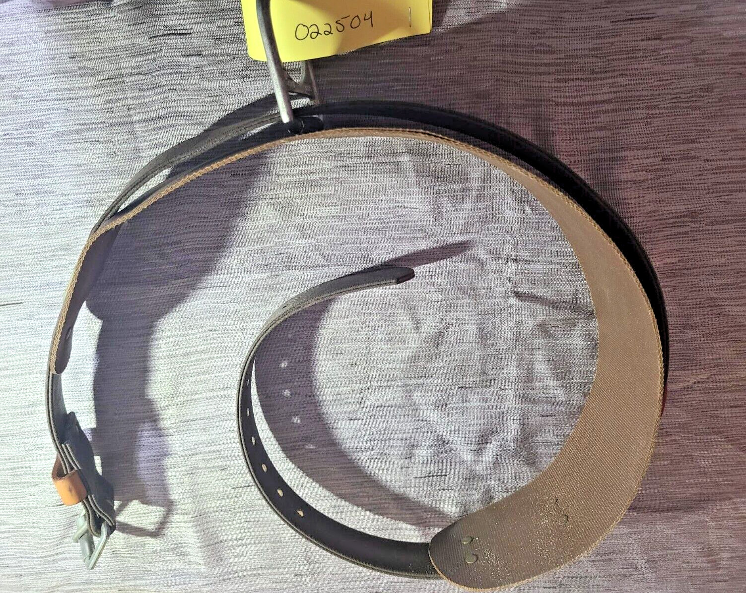 Buckingham leather climbing belt Size X