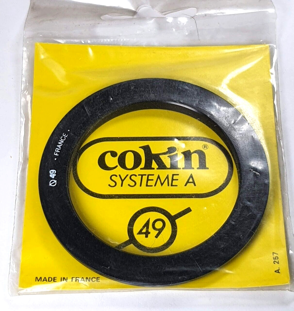 Genuine Cokin A Series 49mm Adapter Ring A449 France Made Thread to A System