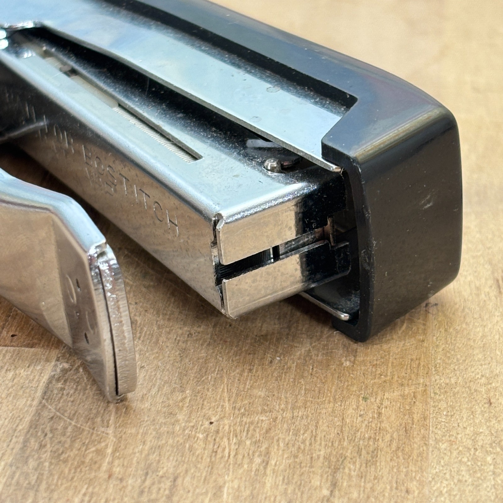Vintage Bostitch Black & Chrome Stapling Plier B9P Made In Japan Stapler