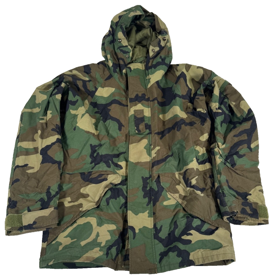 USGI ECWCS GoreTex Cold Wet Weather Parka Jacket Woodland X-Large Regular