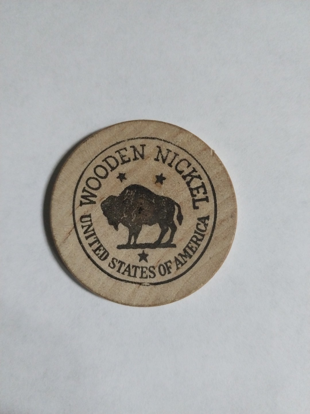 Va Beach Captains Pub USA United States Of America WOODEN NICKEL COIN CHIP TOKEN