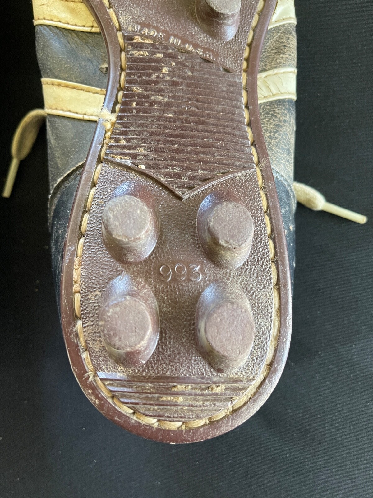 VTG Wilson Soccer/Football Cleats Shoes Made in USA Sz 7 Model 993