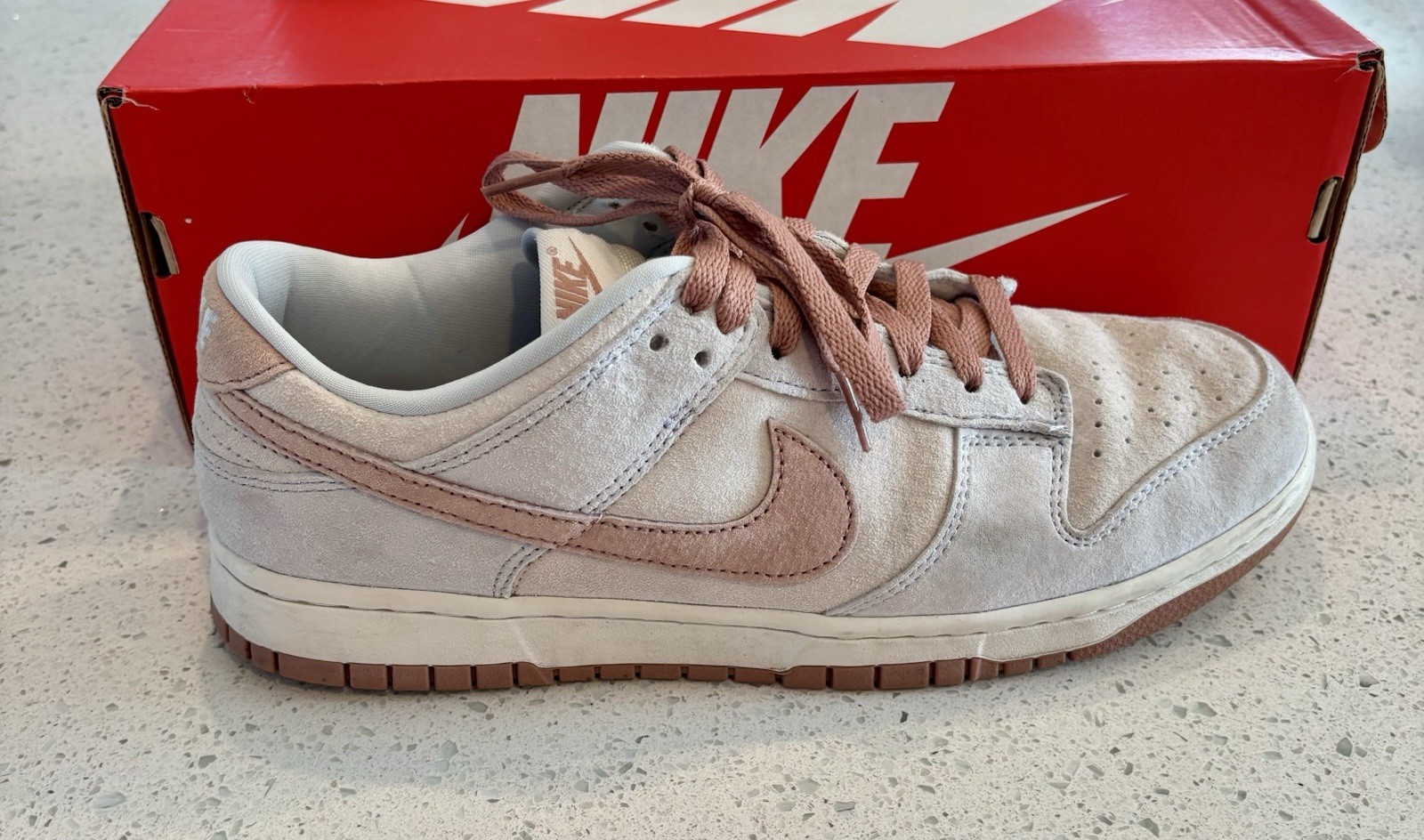 Nike Dunk Low Fossil Rose Size 10