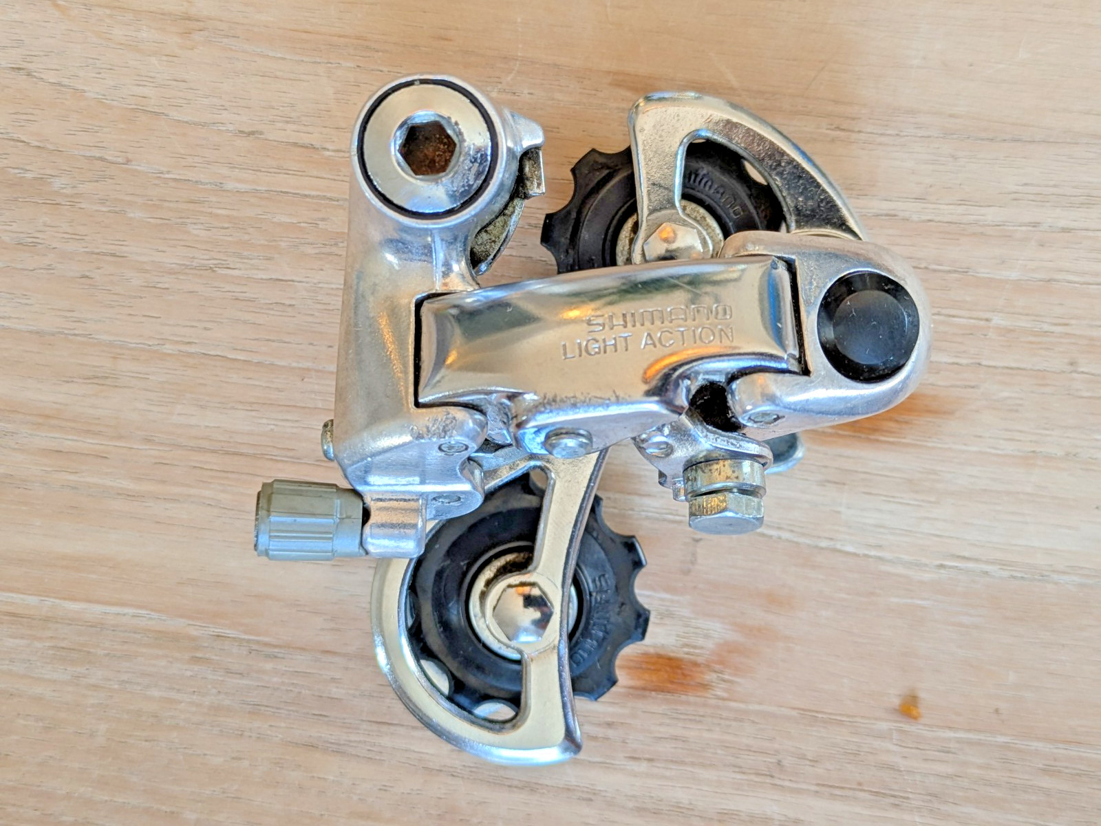Vintage Shimano Light Action RD-L554 Rear Derailleur Short Cage Road Bike