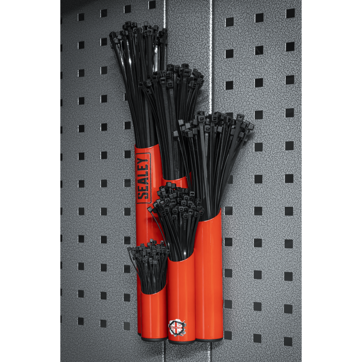 Sealey Large Magnetic Cable Tie Holder Red
