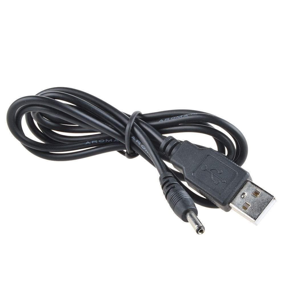 USB For 3.5mm 1.35mm Plug Tip Connector Notebook Tablet 5V DC Power Cord Cable