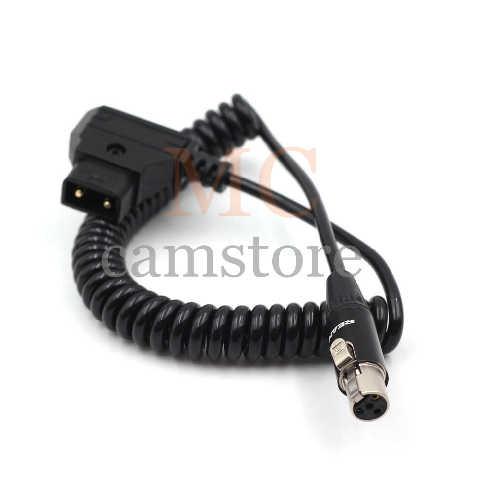 D-tap to 4pin Mini XLR Female Power Cable, for ARRI TVLogic Monitor