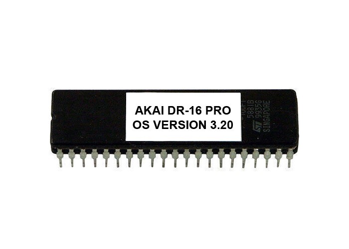 AKAI DR-16 Pro Operating System 3.20 EPROM upgrade update latest OS Firmware Rome