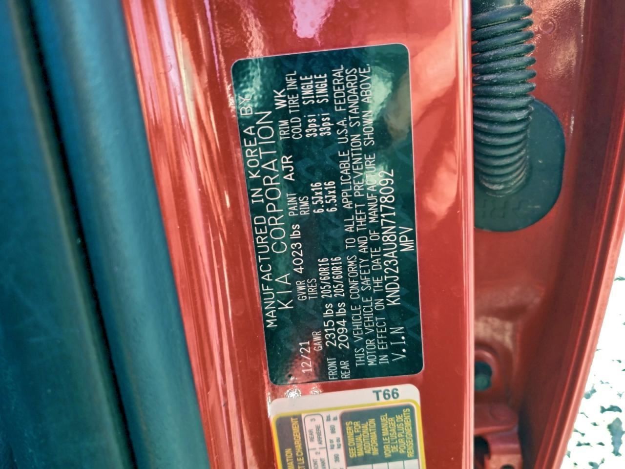 SOUL 2022 Glove Box 4961196
