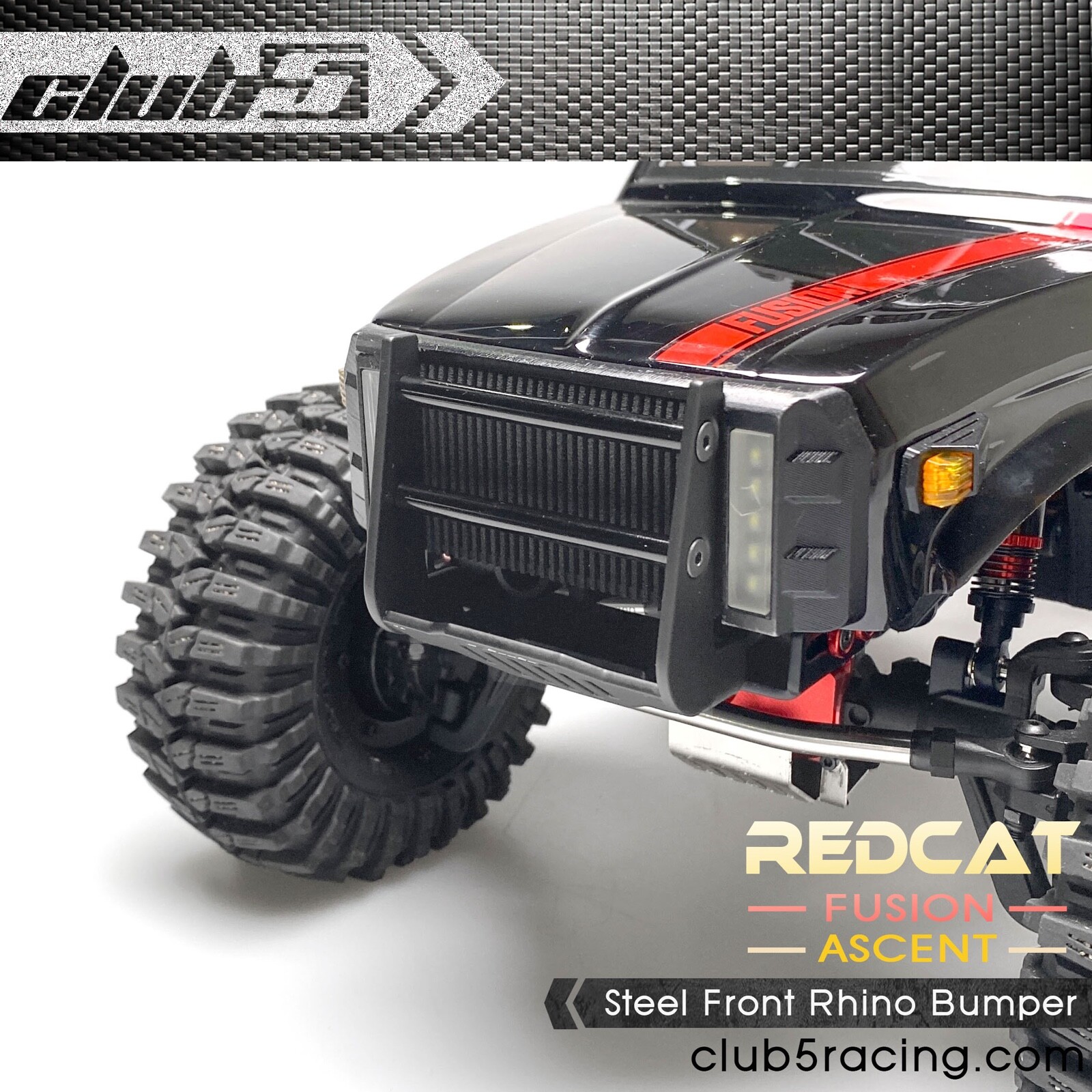 Steel Front Bumper for Redcat Ascent / Fusion