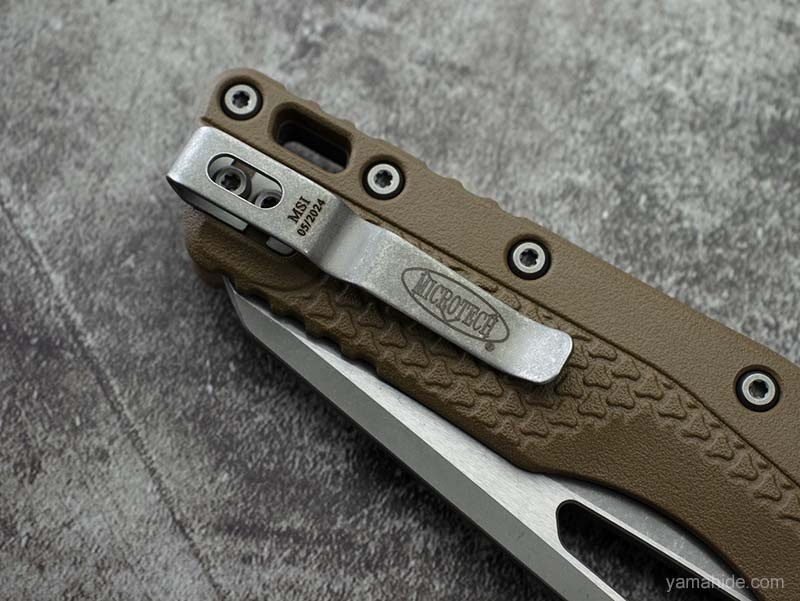 Microtech MSI RAM-LOCK 210T-10APPMDE Polymer Dark Earth Folding Knife