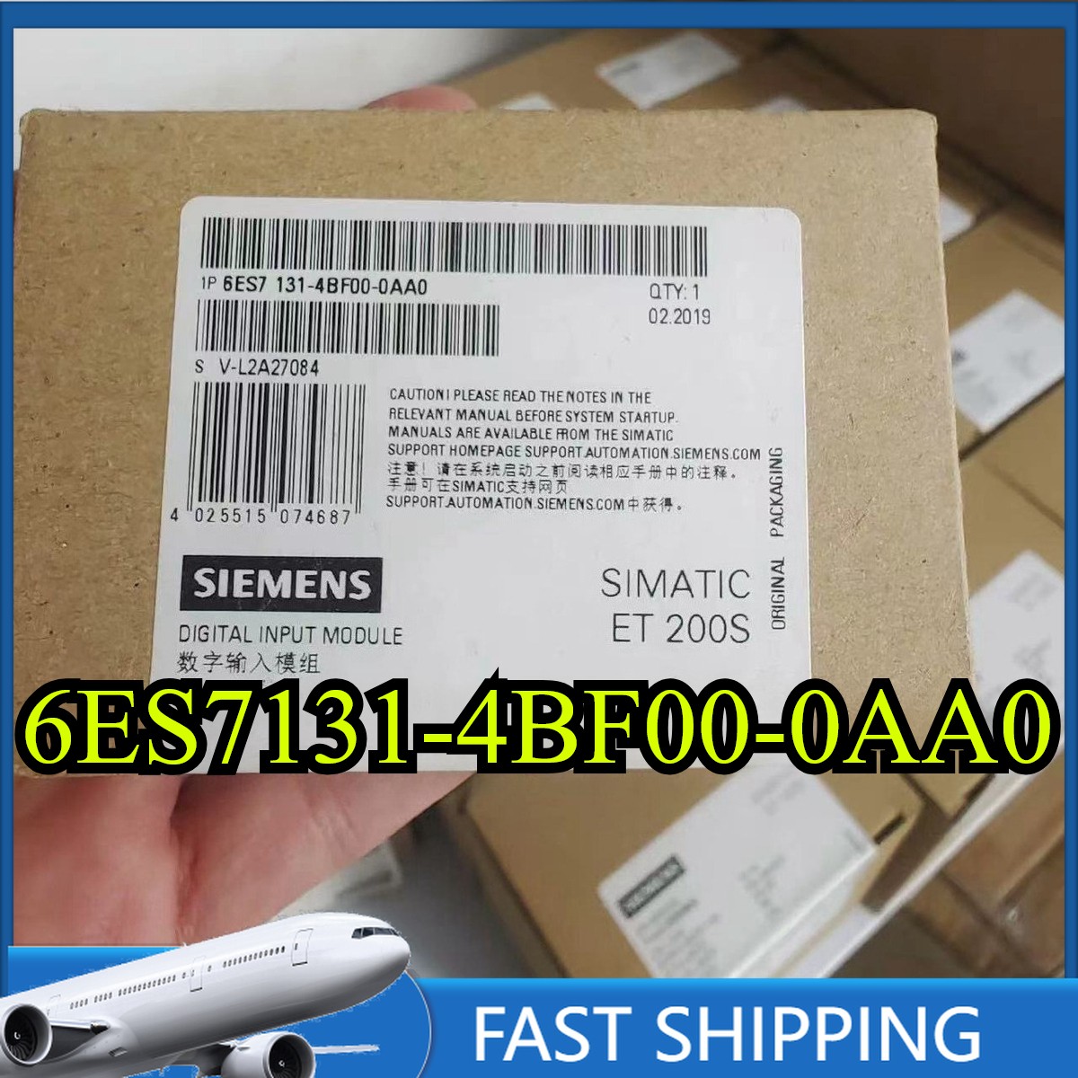 6ES7131-4BF00-0AA0 Siemens Digital Input Module 1PC New Fast Shipping