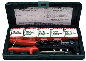 200-Kit -2 Hand Riveter with Rivet Assortment 39001 ARCONIC FASTENERS Rivet Guns