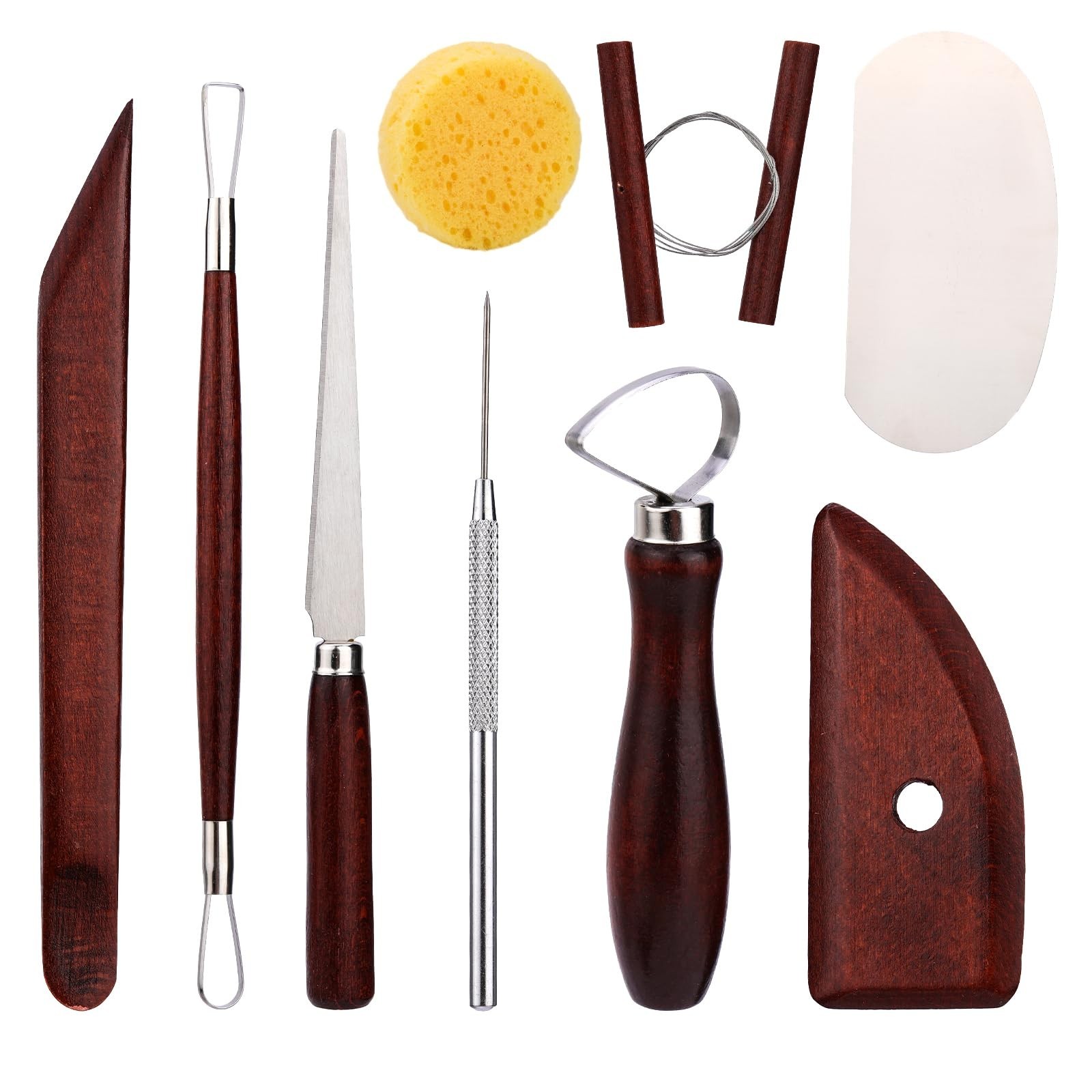Pottery Tools Kit, Clay Tools Set, Ceramic Tool Kit, Pottery Tools and Suppli...