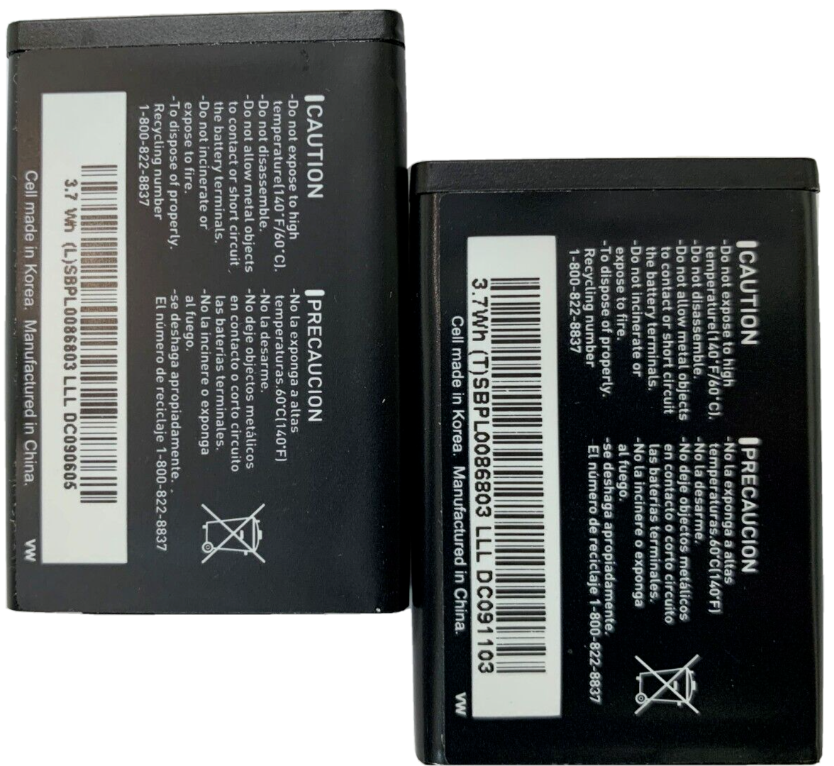 2X New LGIP-520B Battery VX5300 VX5400 VX5500 VX8100 VX8300 VX8350 1000mAh