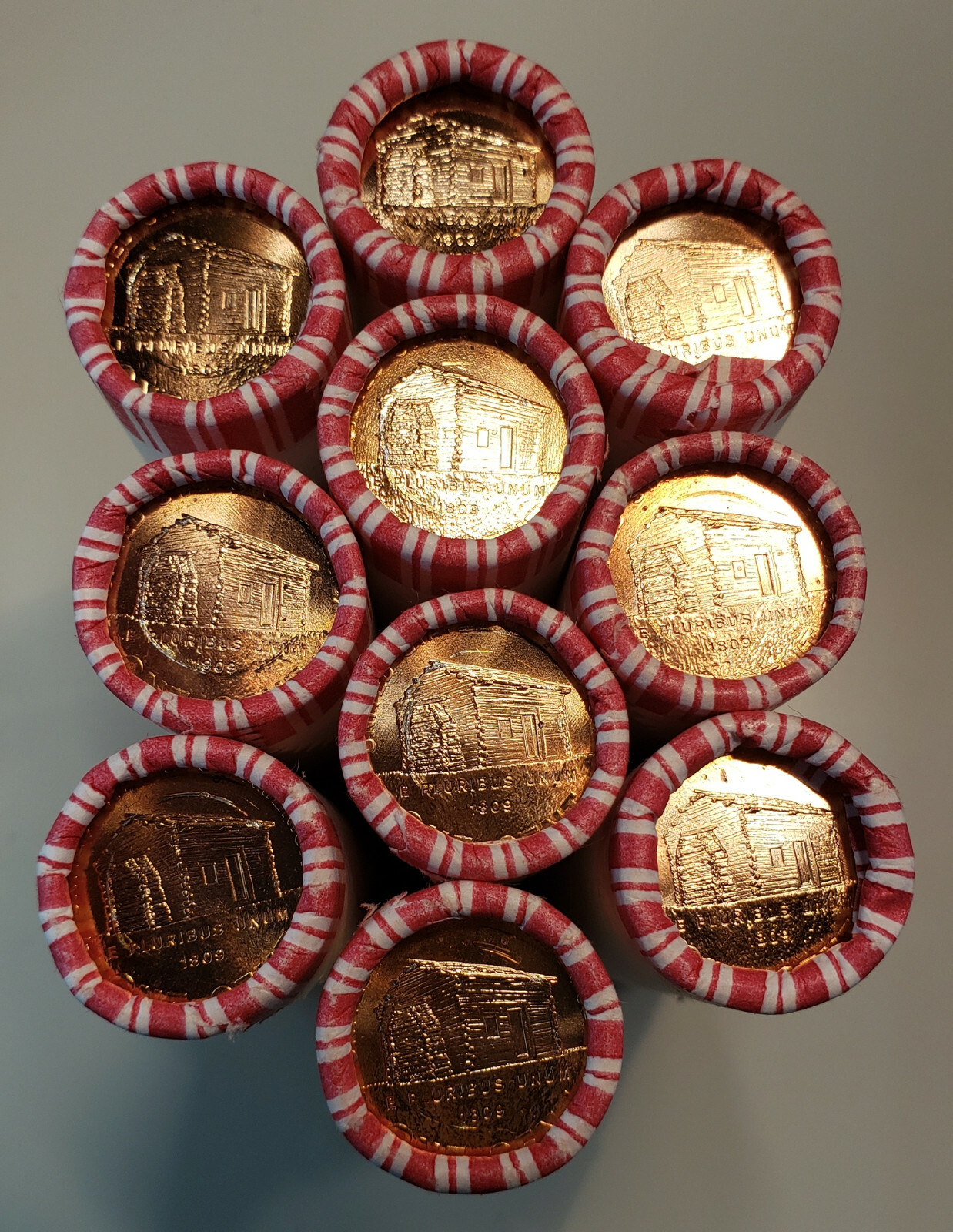 2009 P Lincoln Bicentennial Birth & Early Childhood / Log Cabin Cent 1 Roll TT